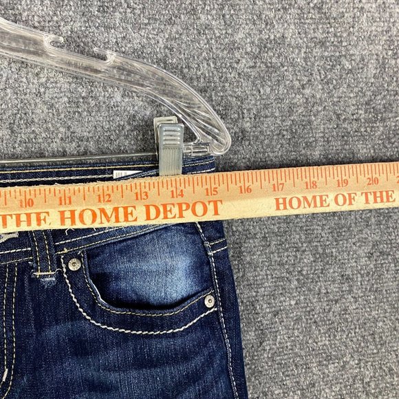 LEI Jeans Women's Size 7 Short Junior Denim Stretch Blue - Picture 4 of 11